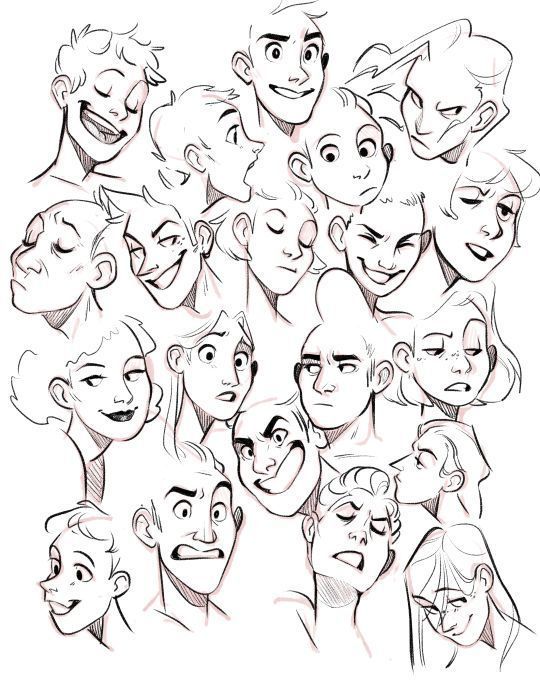 Face Expression Drawing Pictures