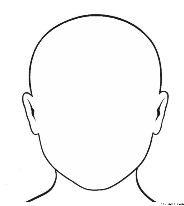 Face Outline Drawing Pic