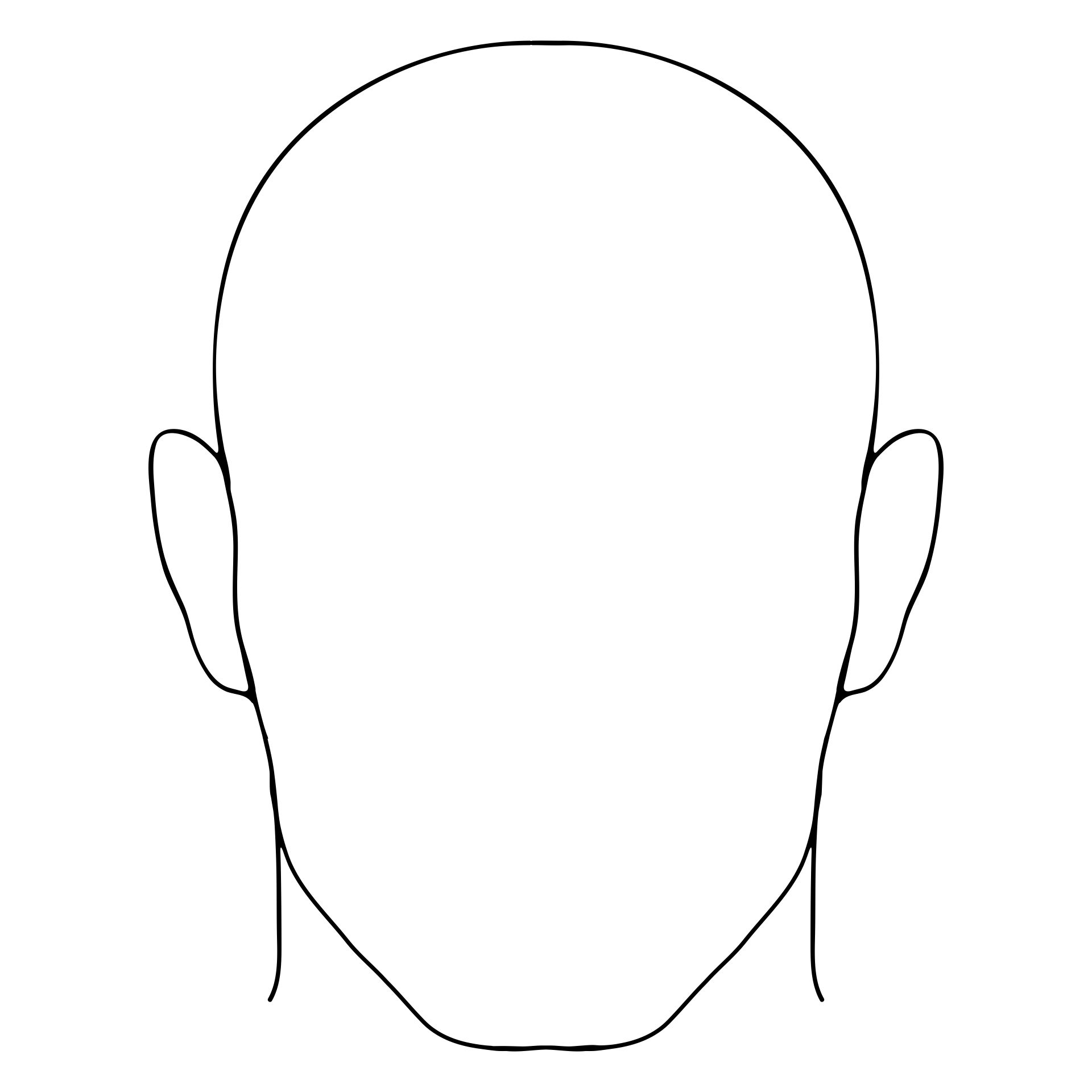 Face Outline Drawing Picture