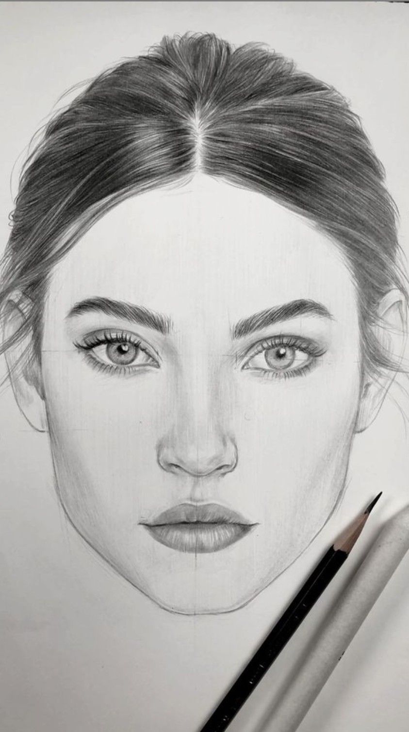 Face Proportions Drawing Pic