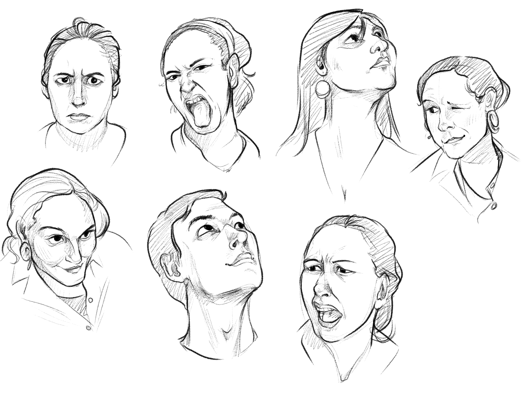 Face Reference Art Drawing