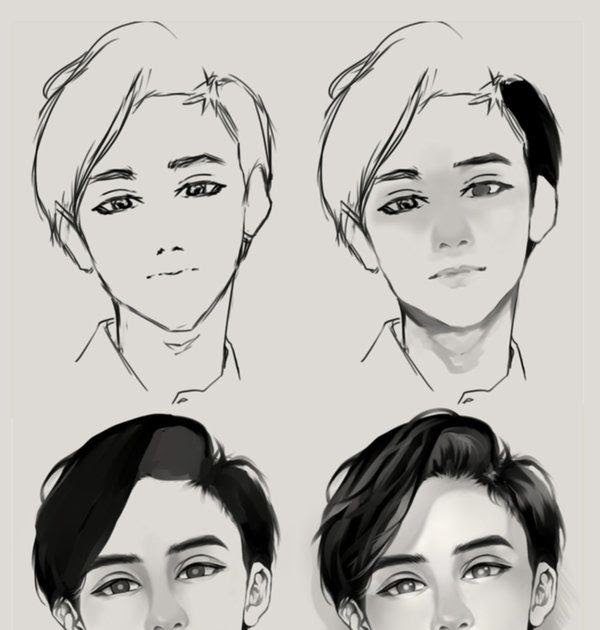 Face Reference Drawing Beautiful Image