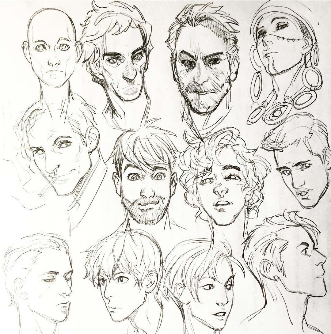 Face Reference Drawing Pictures