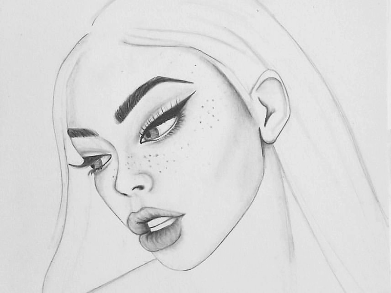 Face Sketch Art Drawing