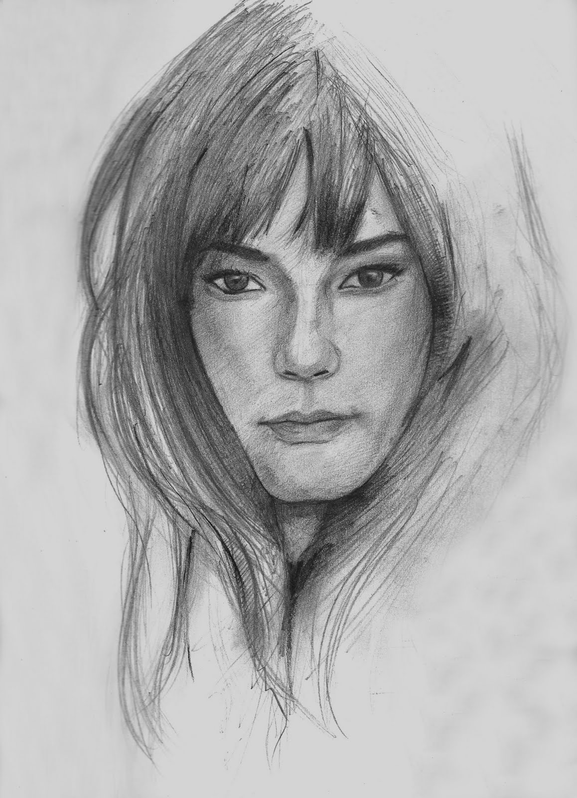 Face Sketch Drawing Image