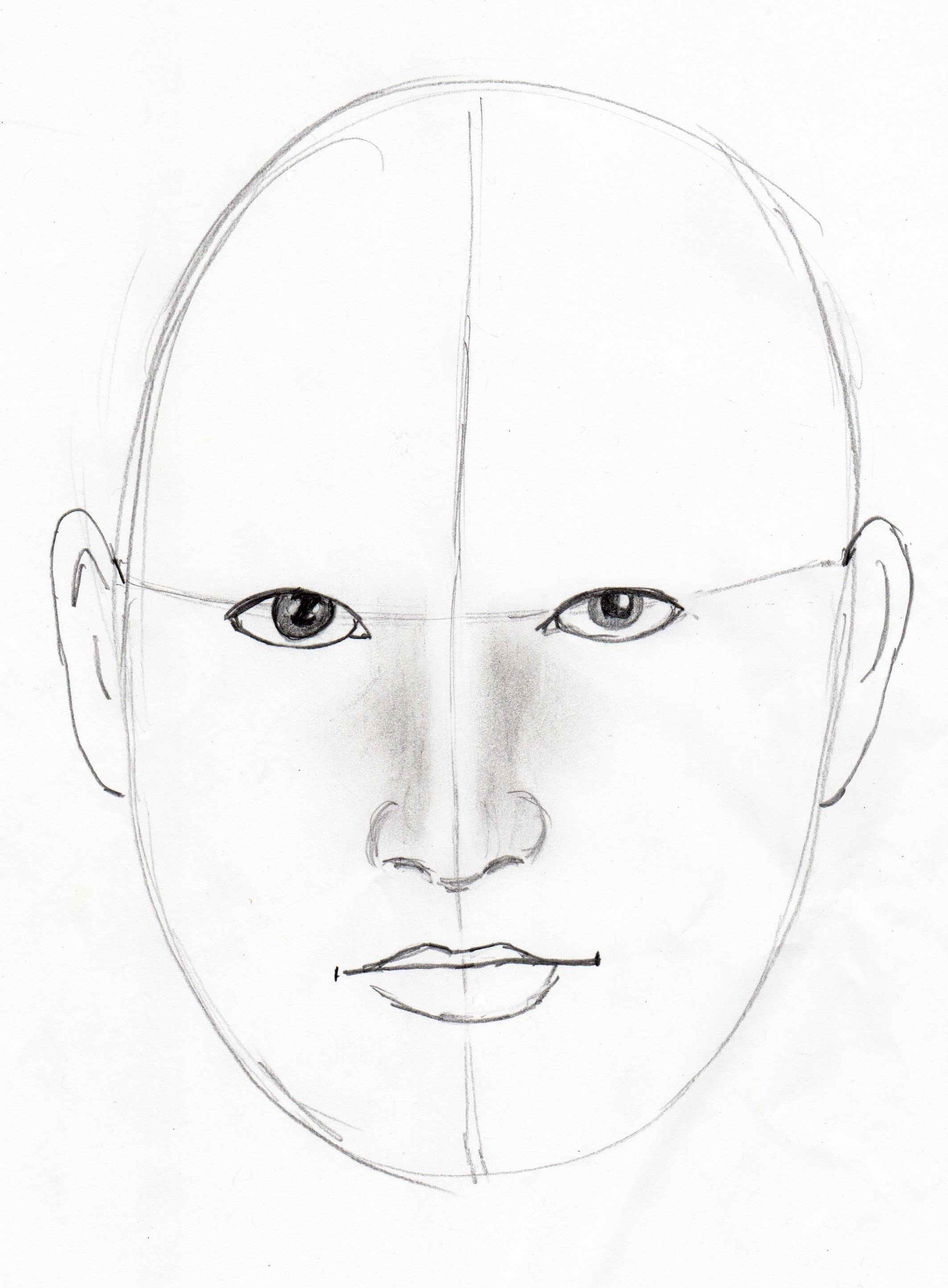Face Sketch Drawing Pic