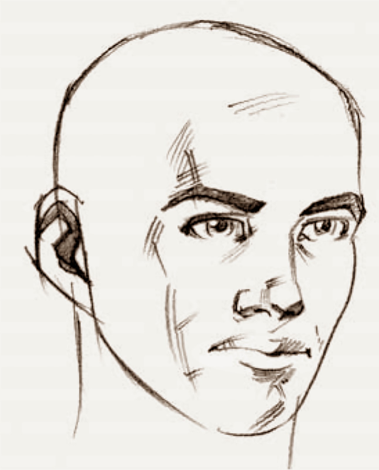 Facial Profile Drawing Realistic