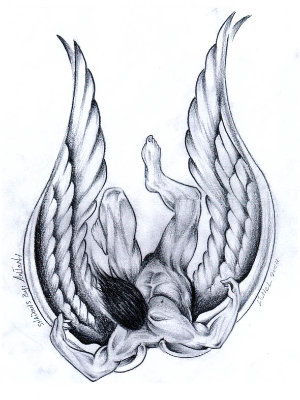 Fallen Angel Drawing Pics