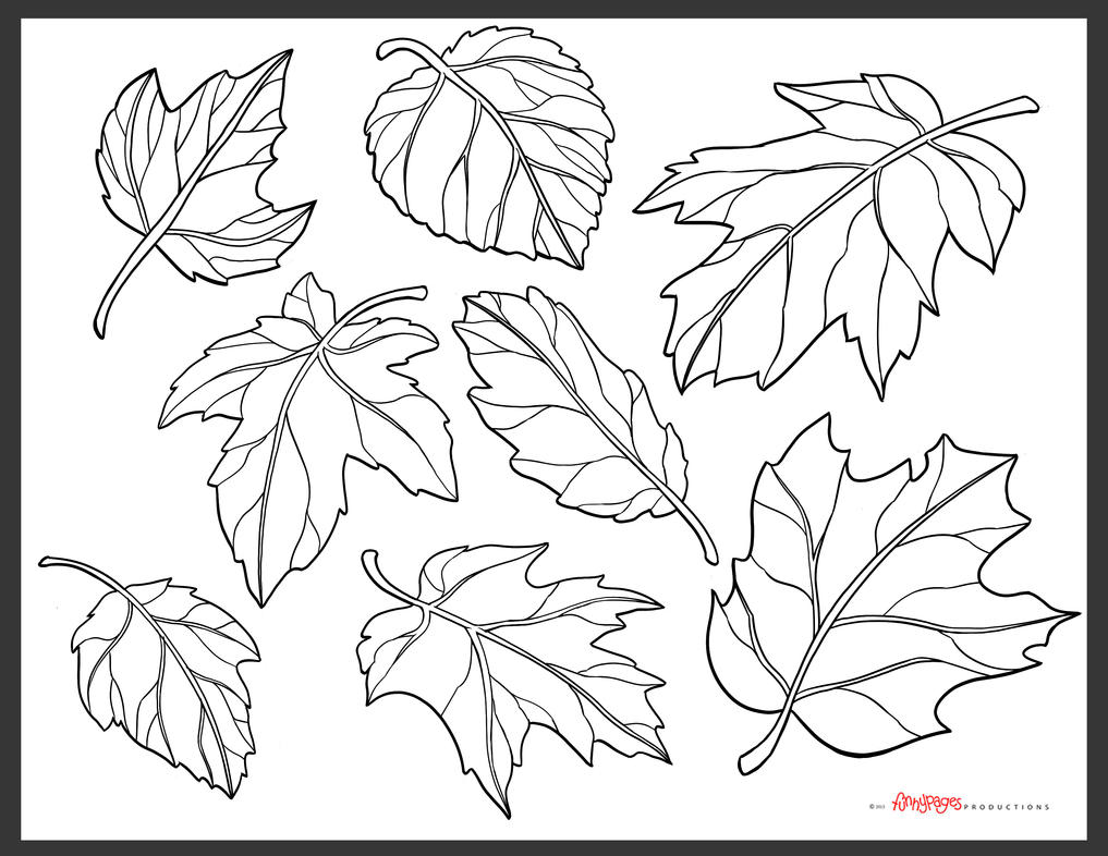 Falling Leaf Drawing