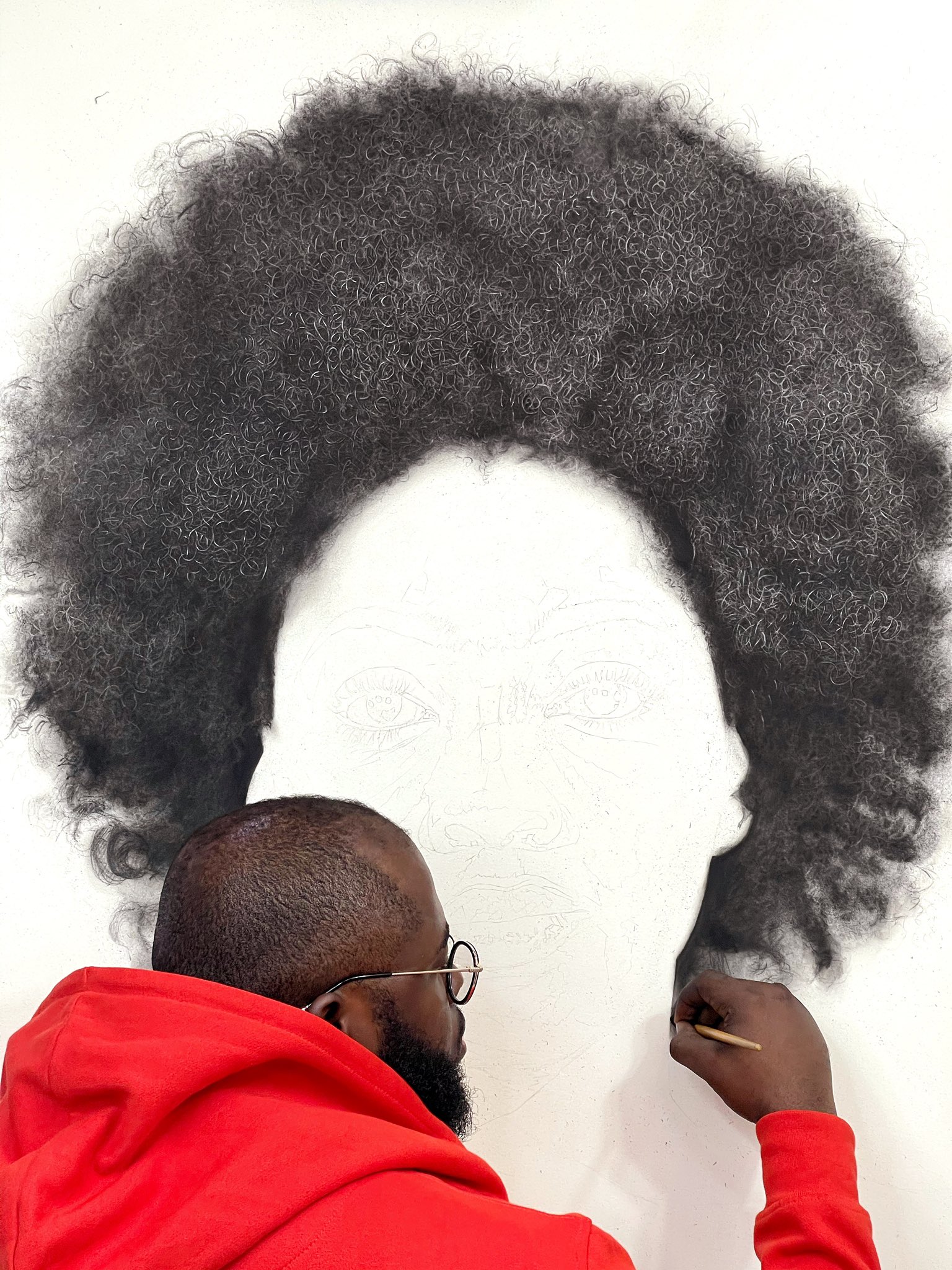 Afro Art Drawing