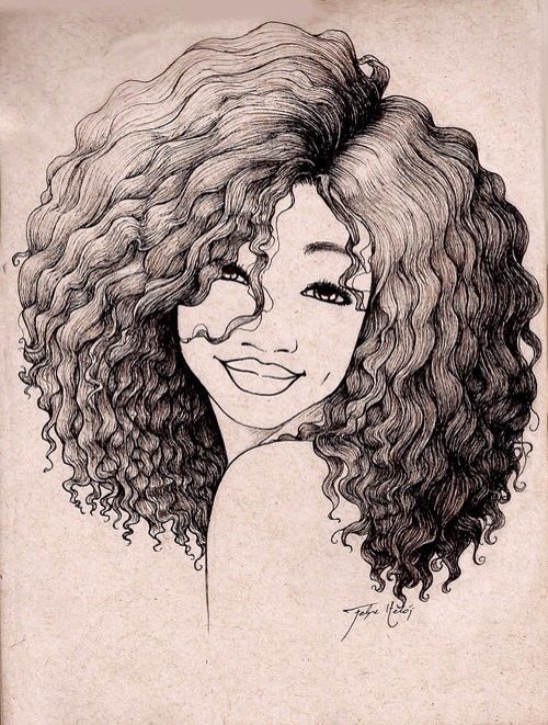 Afro Drawing Images