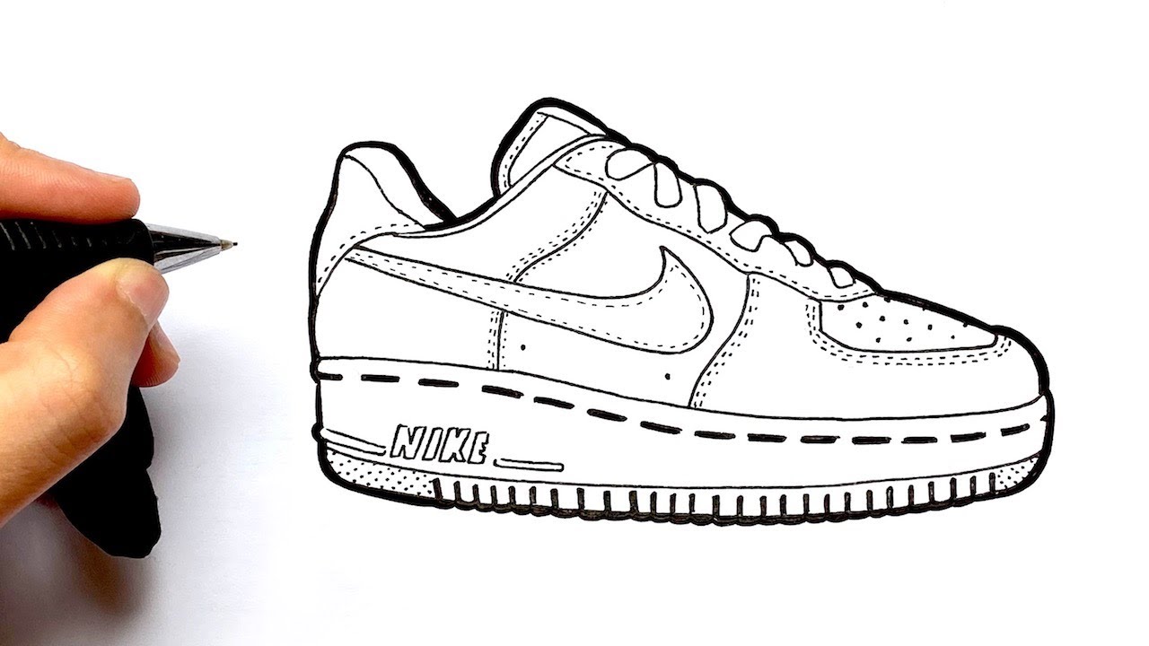 Air Force 1 Drawing Pic