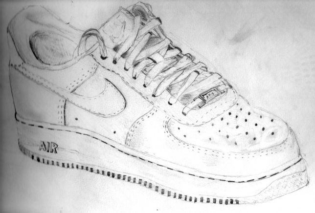 Air Force 1 Drawing Picture