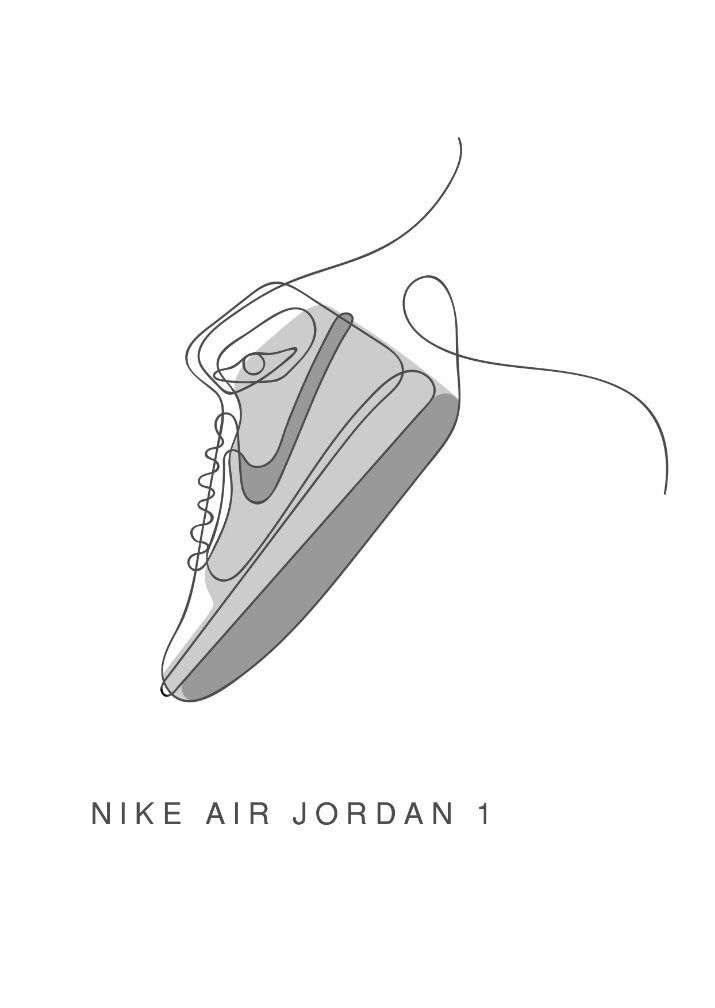 Air Jordan 1 Drawing Image
