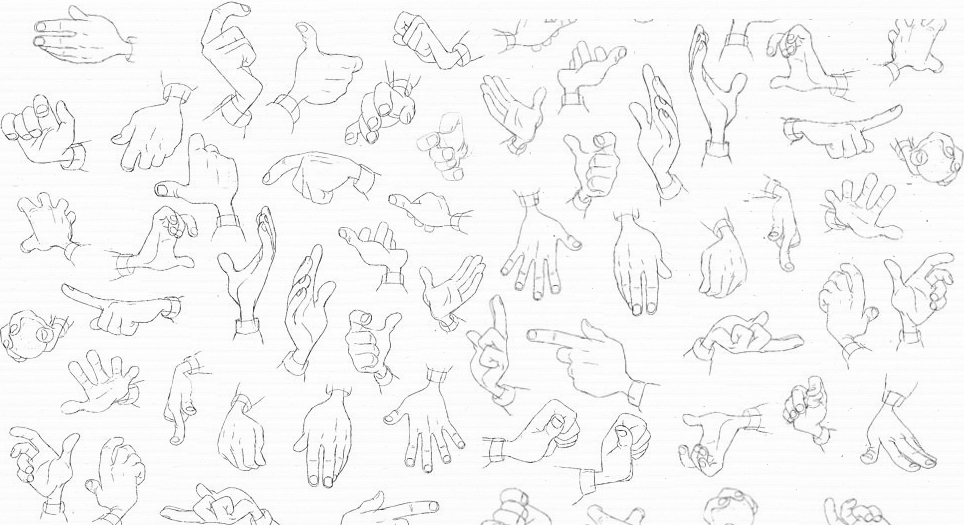 Anatomy Hand Drawing Pics