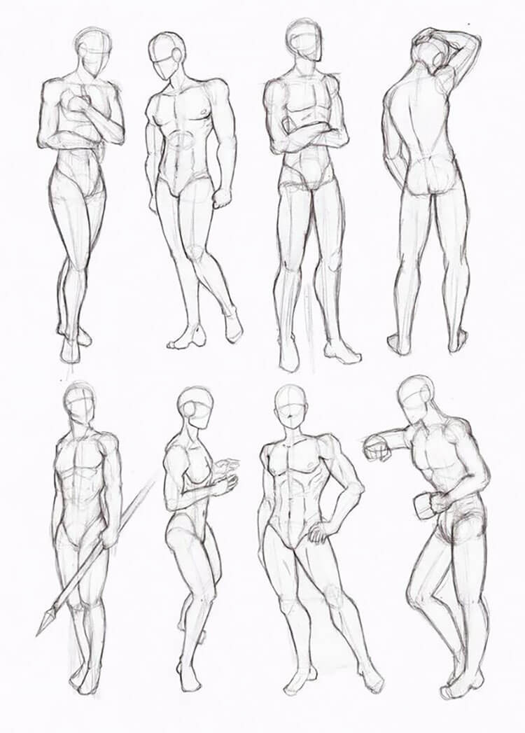 Anatomy Reference Drawing Beautiful Art