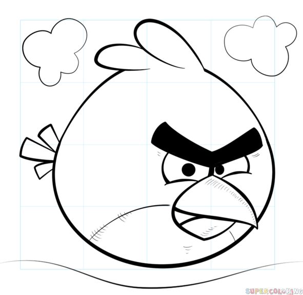 Angry Bird Drawing Picture