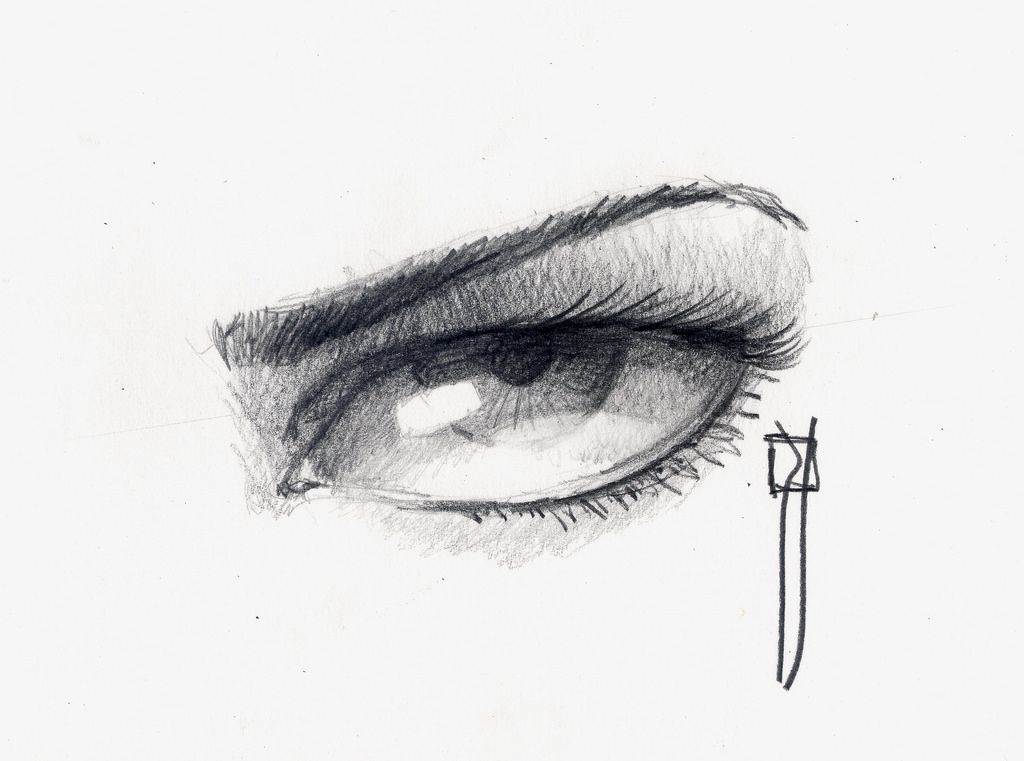 Angry Eye Drawing Beautiful Art