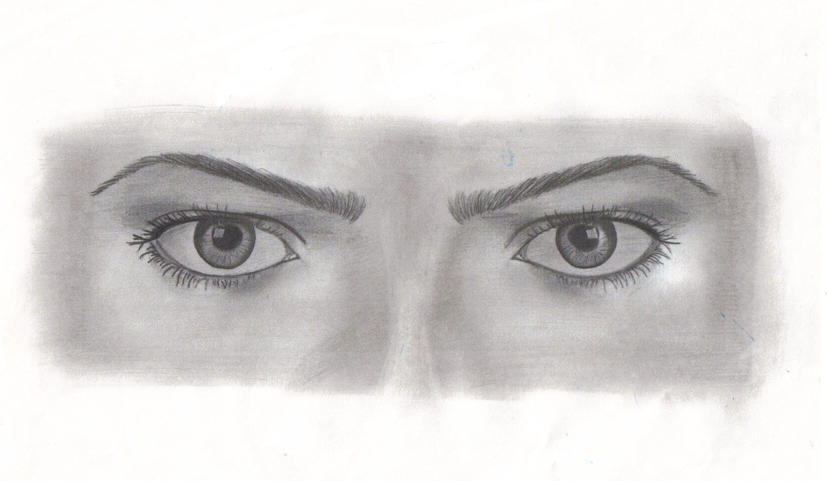 Angry Eye Drawing