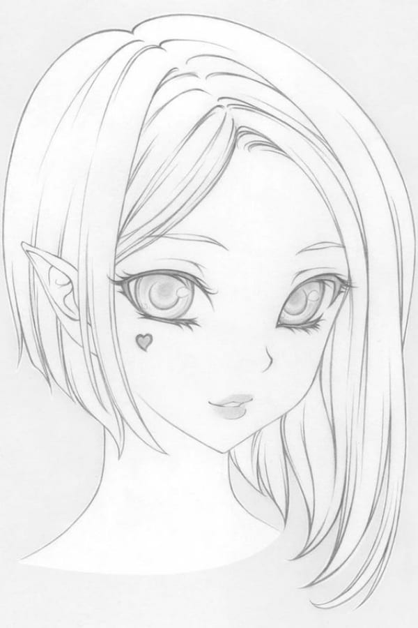 Anime Beginner Drawing Art