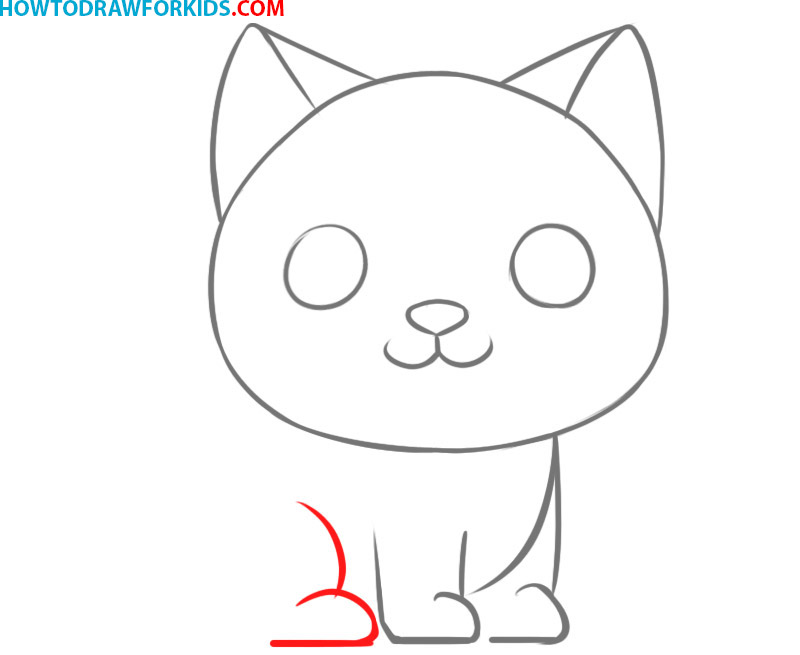 Anime Cat Drawing Art