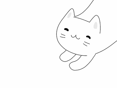 Anime Cat Drawing Pics