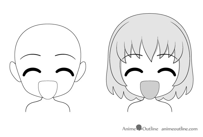Anime Chibi Drawing High-Quality