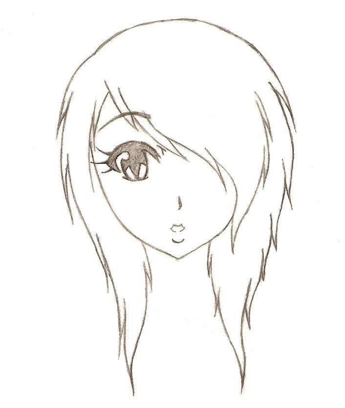 Anime Girl Hair Drawing Amazing