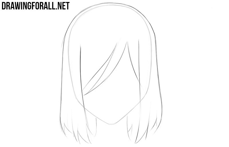 Anime Hair Drawing Creative Art