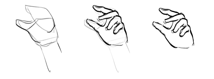 Anime Hand Drawing Image