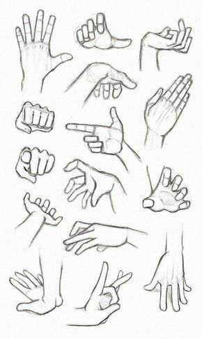 Anime Hand Drawing Pic