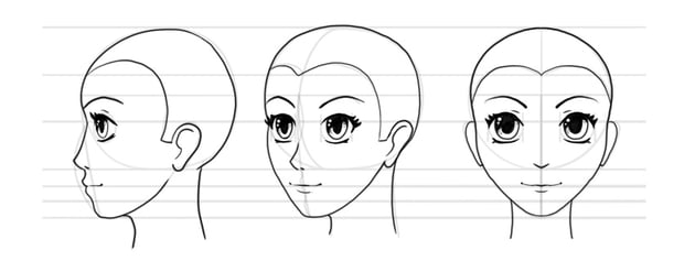 Anime Head Drawing Amazing