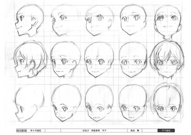 Anime Head Drawing High-Quality