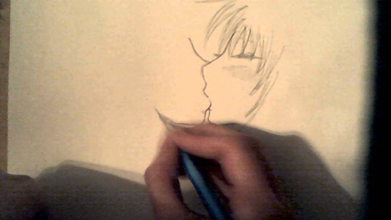 Anime Kiss Art Drawing