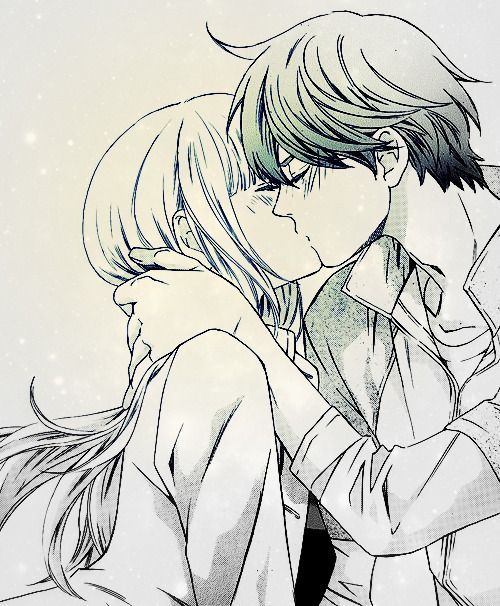 Anime Kissing Art Drawing