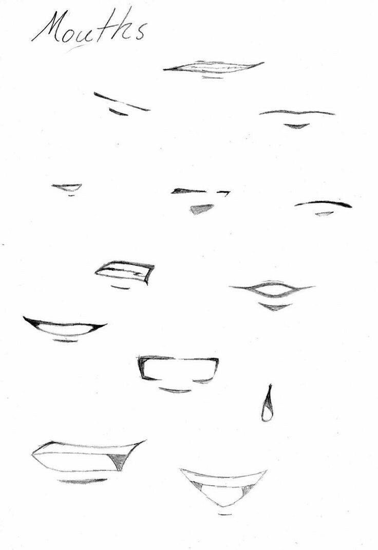 Anime Lips Drawing