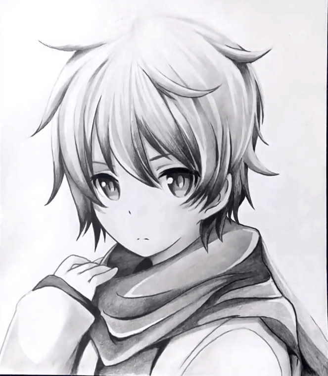 Anime Male Drawing Image