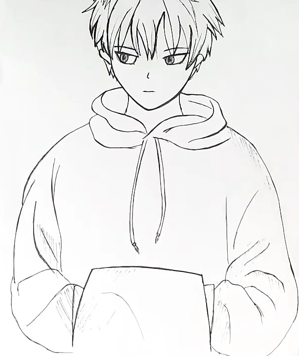 Anime Male Drawing Pic