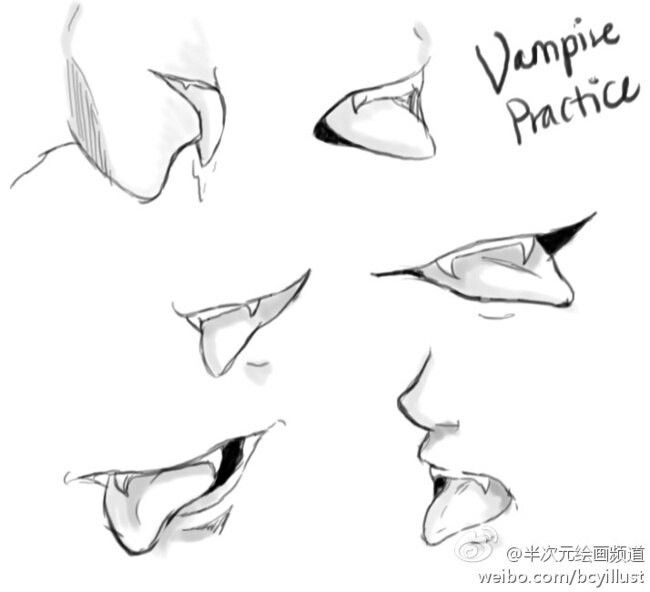 Anime Mouth Drawing Image