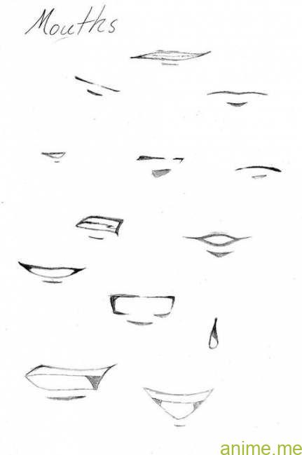 Anime Mouth Drawing Pics