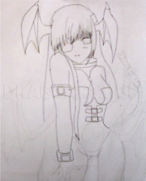Anime Outfit Drawing Art