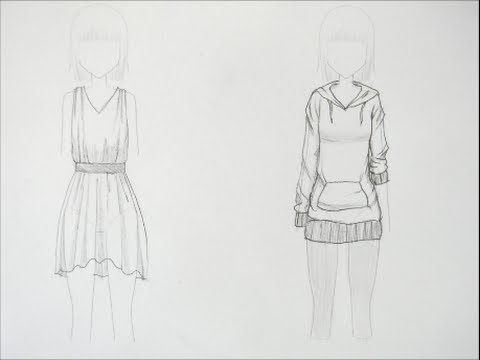 Anime Outfit Drawing Picture