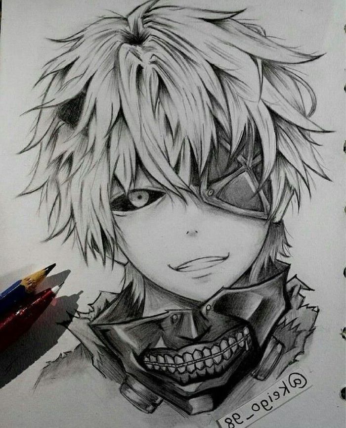 Anime Pencil Drawing Photos