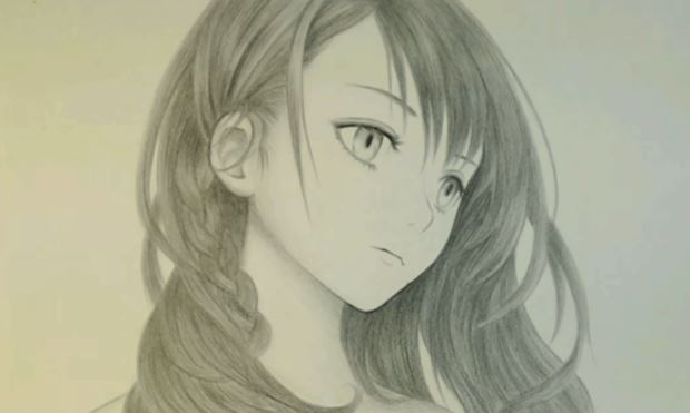 Anime Pencil Drawing Realistic
