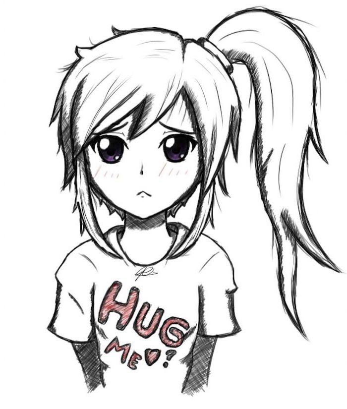 Anime Simple Drawing Image