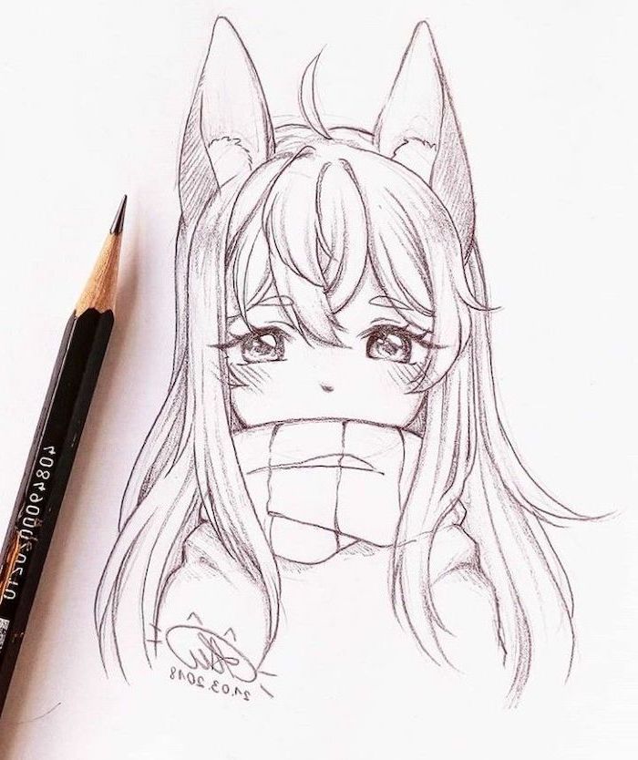 Anime Style Drawing High-Quality