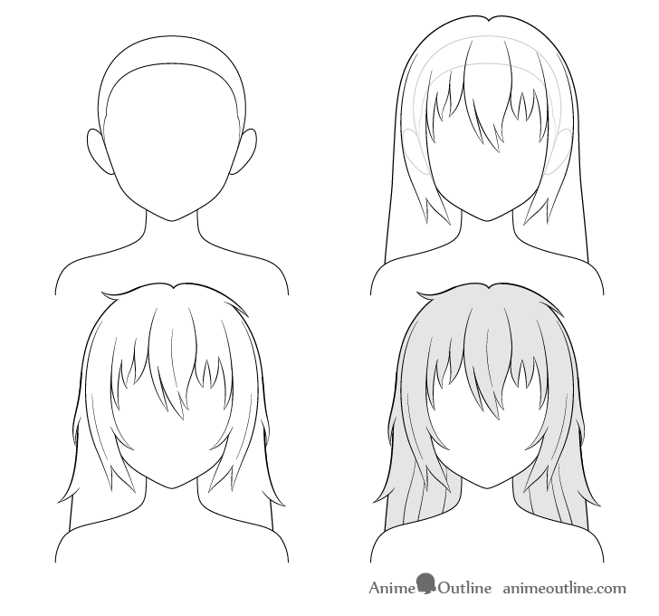 Anime Template Art Drawing