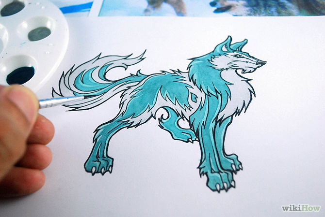 Anime Wolf Best Drawing