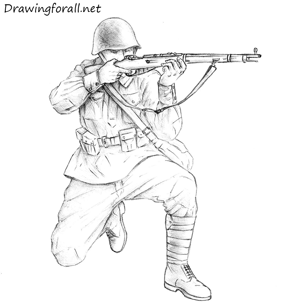 Army Drawing Sketch