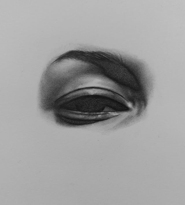 Asian Eye Drawing High-Quality